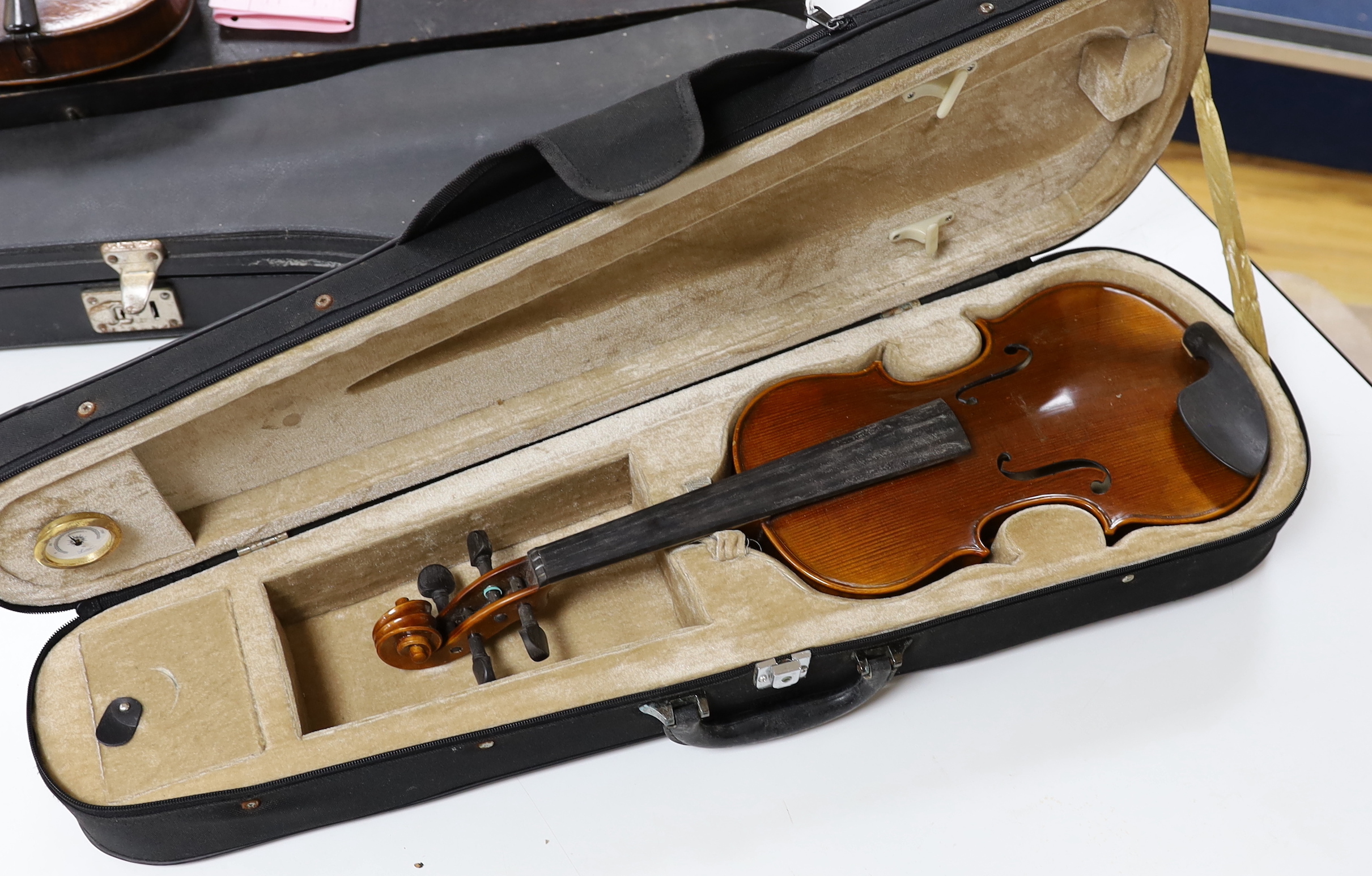 A violin by Luthers, Paris in fitted case